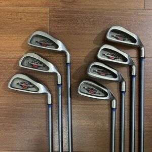 Callaway Big Bertha 1994 Iron Set 3-PW (No 8 Iron) Regular Flex Graphite Shaft